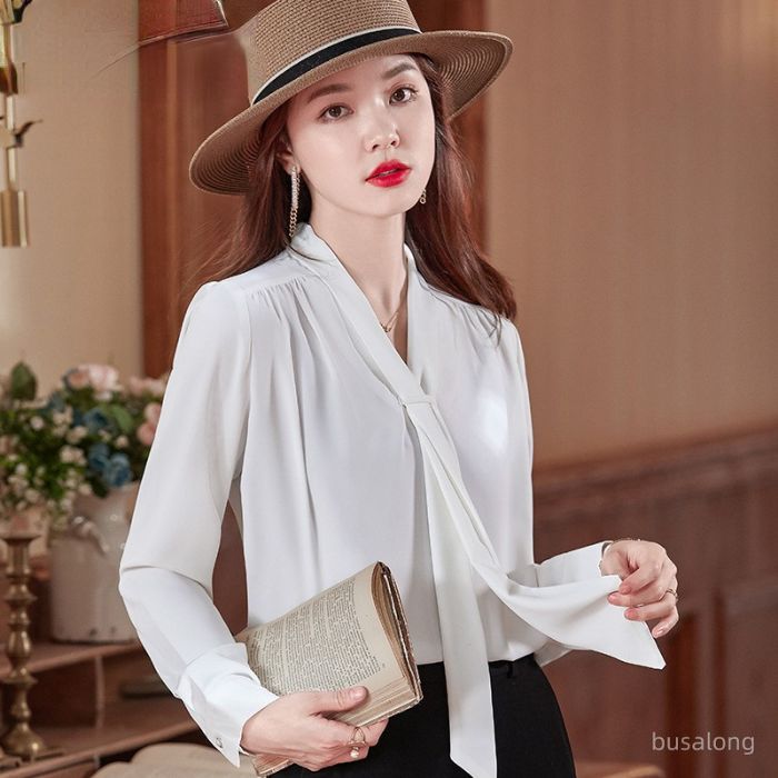 レディース シャツ トップス Vネック カッコイイブラウス 春夏 きれいめ オシャレ 着痩 カジュアル風 