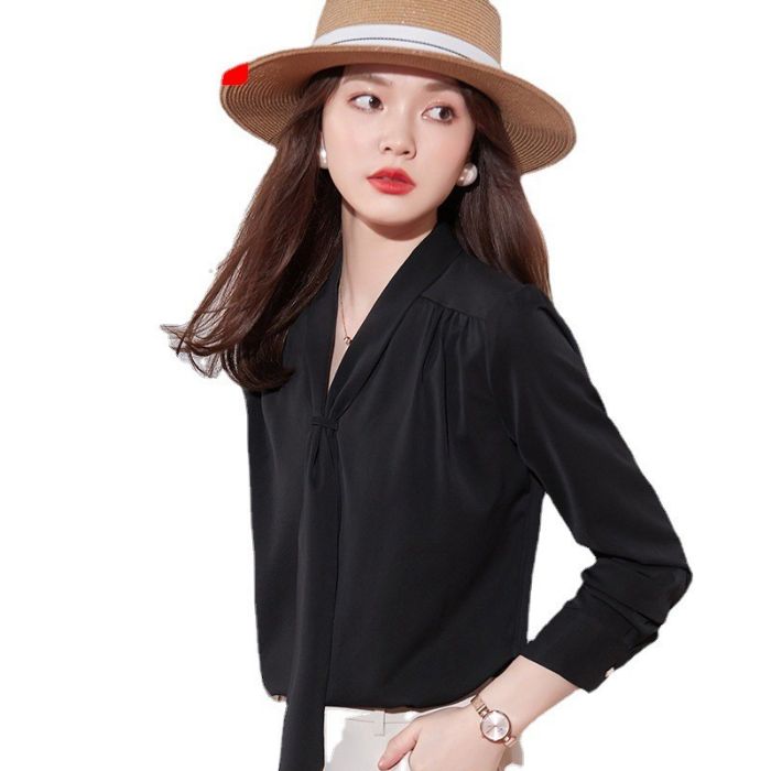 レディース シャツ トップス Vネック カッコイイブラウス 春夏 きれいめ オシャレ 着痩 カジュアル風 