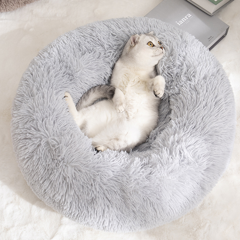 カバー外して洗える ペットベッド 犬 ベッド 猫ベッド キャットハウス クッション 暖かい 丸型 大型犬 ペットソファー ベッド 中型犬 犬ベッド ふわふわ 小型犬 