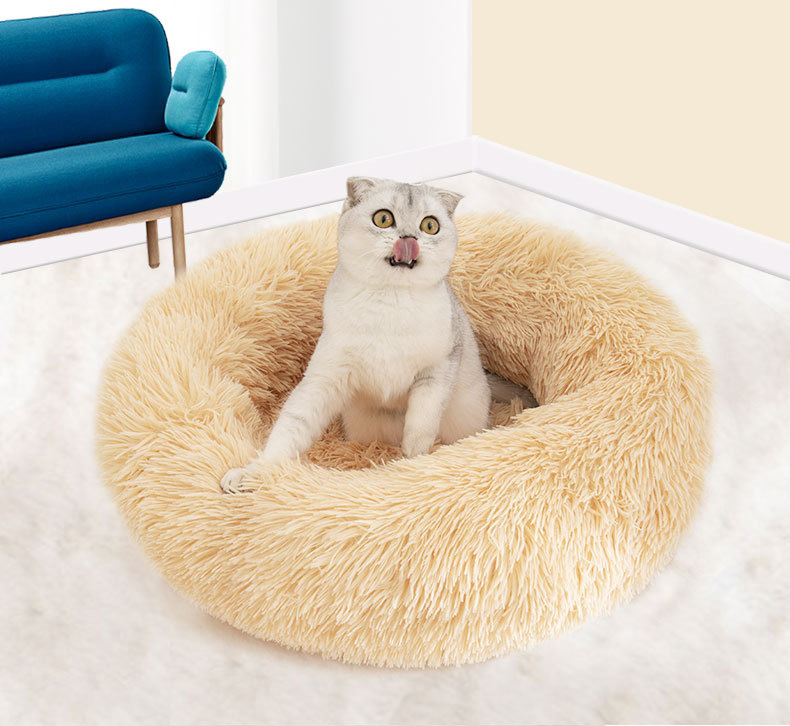 カバー外して洗える ペットベッド 犬 ベッド 猫ベッド キャットハウス クッション 暖かい 丸型 大型犬 ペットソファー ベッド 中型犬 犬ベッド ふわふわ 小型犬 