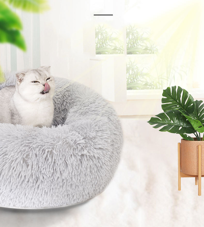 カバー外して洗える ペットベッド 犬 ベッド 猫ベッド キャットハウス クッション 暖かい 丸型 大型犬 ペットソファー ベッド 中型犬 犬ベッド ふわふわ 小型犬 