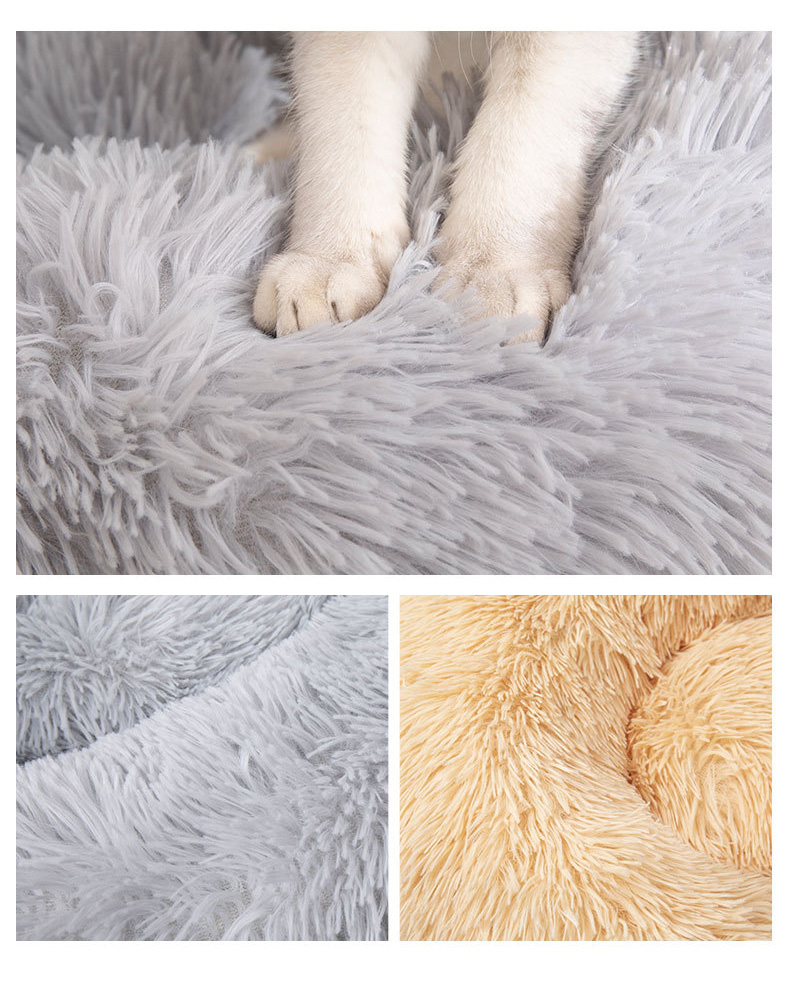 カバー外して洗える ペットベッド 犬 ベッド 猫ベッド キャットハウス クッション 暖かい 丸型 大型犬 ペットソファー ベッド 中型犬 犬ベッド ふわふわ 小型犬 