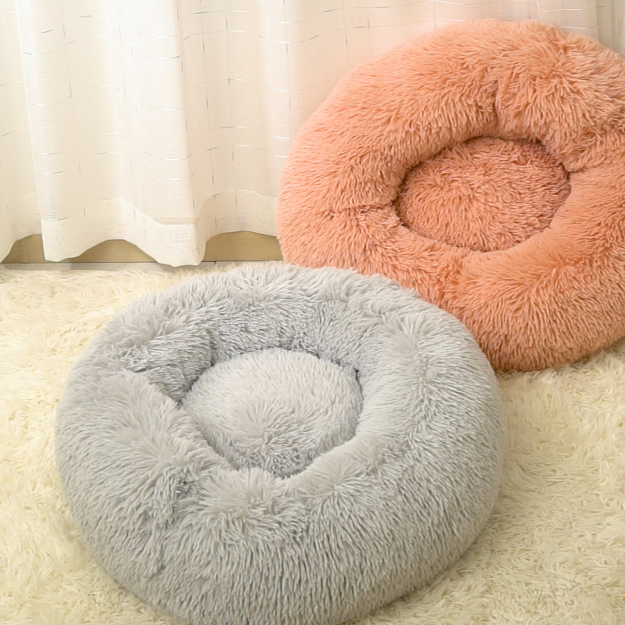 カバー外して洗える ペットベッド 犬 ベッド 猫ベッド キャットハウス クッション 暖かい 丸型 大型犬 ペットソファー ベッド 中型犬 犬ベッド ふわふわ 小型犬 