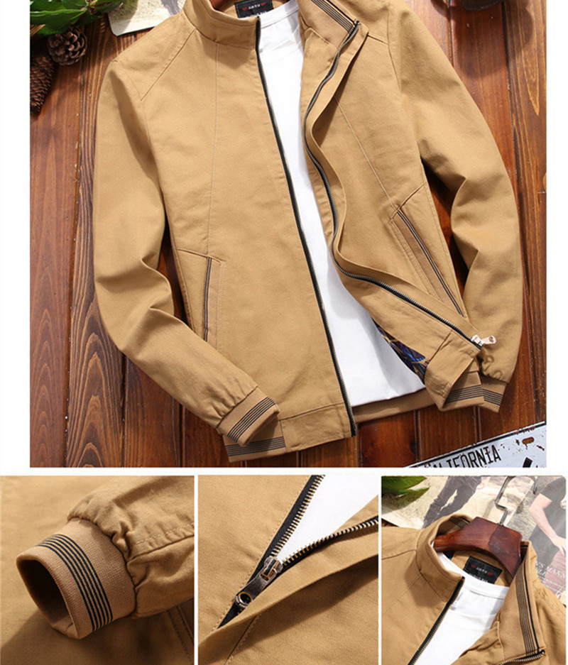 秋 新品 メンズ ジャケット ジャンパー ミリタリージャケット お兄系 防風 60代 立て襟 40代 おしゃれ 50代 アウター 秋物 ブルゾン 