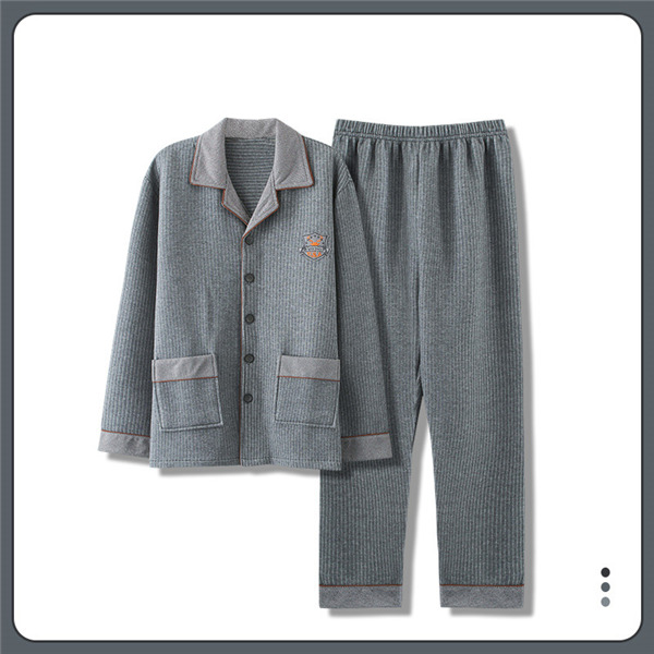 メンズ パジャマ キルトパジャマ 中綿 前開き ルームウェア セットアップ 襟付き 保温 部屋着 寝間着 長袖長ズボン チェック柄 秋冬 上下セット 