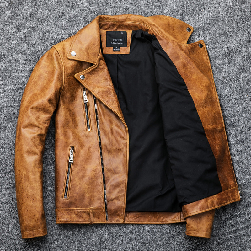 。ジャケット フライトジャケット レザージャケット メンズ 革ジャン 。 秋冬 冬服 バイクジャケット 牛革 ヴィンテージ風 