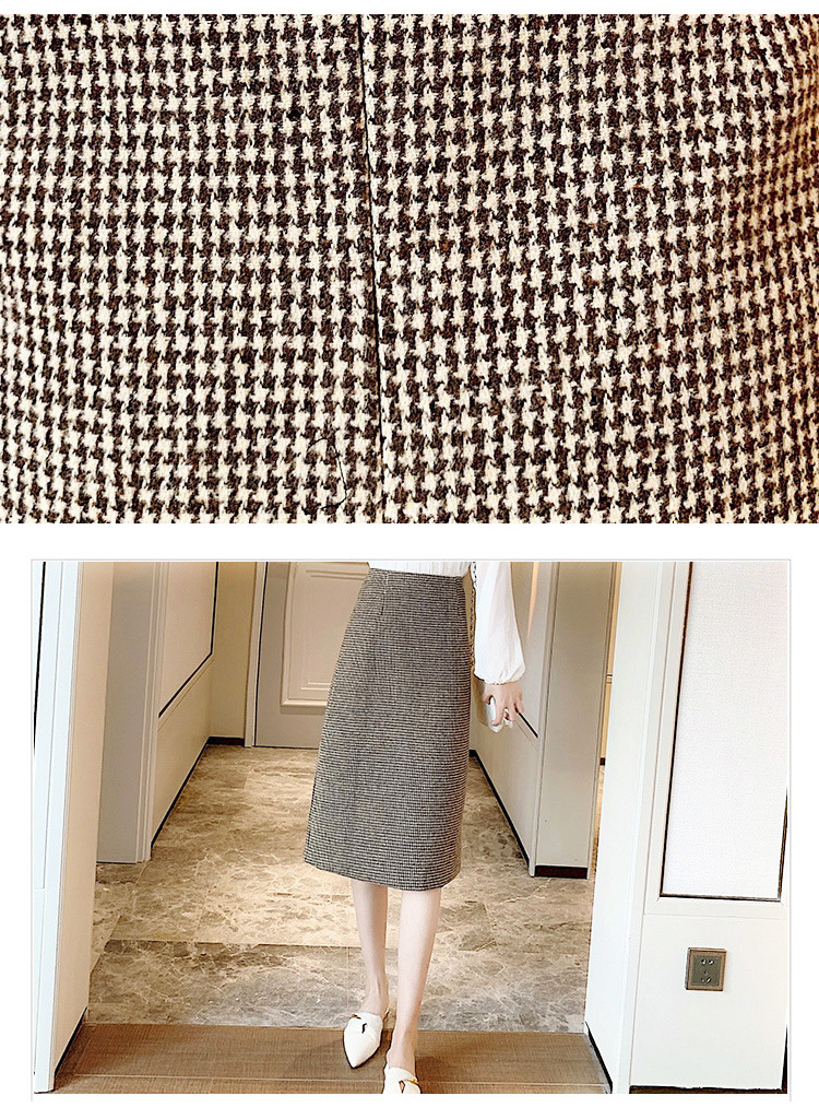 スカート 膝丈 秋冬 タイトスカート チェック柄スカート レディース 着痩せ 50代 40代 ロング丈スリットスカートハイウェストボ大人 通勤OL オシャレ30代 