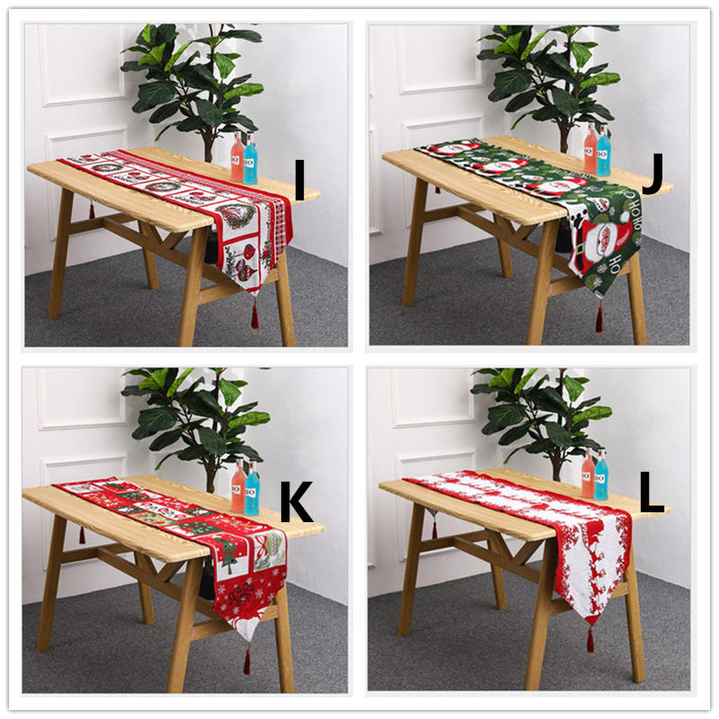 お取り寄せ商品 テーブルランナー 35CMX180CM 20色展開 テーブルセンター テーブルウェア テーブルマット テーブルクロス クリスマス リ CHRISTMAS 長方形 