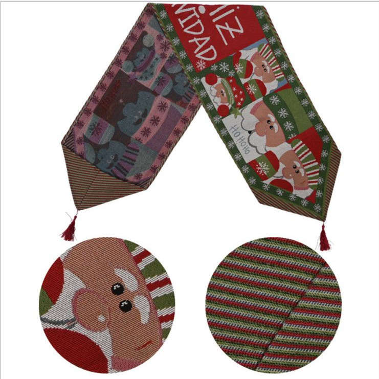 お取り寄せ商品 テーブルランナー 35CMX180CM 20色展開 テーブルセンター テーブルウェア テーブルマット テーブルクロス クリスマス リ CHRISTMAS 長方形 