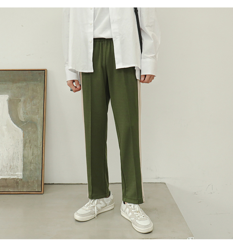 ファスナースリット ラインパンツ 韓国 ストリート HIPHOP 原宿系 K-POP ダンス レディース 衣装 