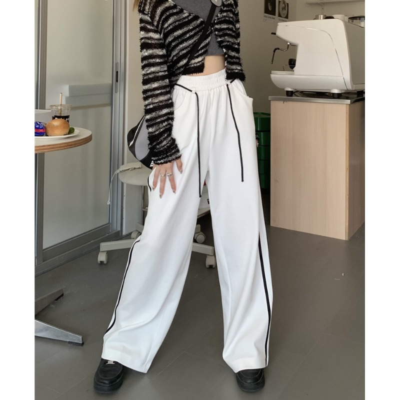 ラインパンツ 韓国 ストリート HIPHOP 原宿系 K-POP ダンス 衣装 レディース 