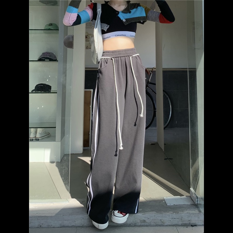 ラインパンツ 韓国 ストリート HIPHOP 原宿系 K-POP ダンス 衣装 レディース 