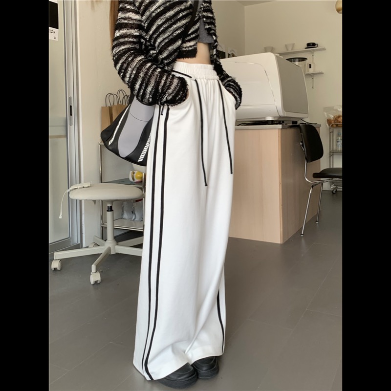 ラインパンツ 韓国 ストリート HIPHOP 原宿系 K-POP ダンス 衣装 レディース 