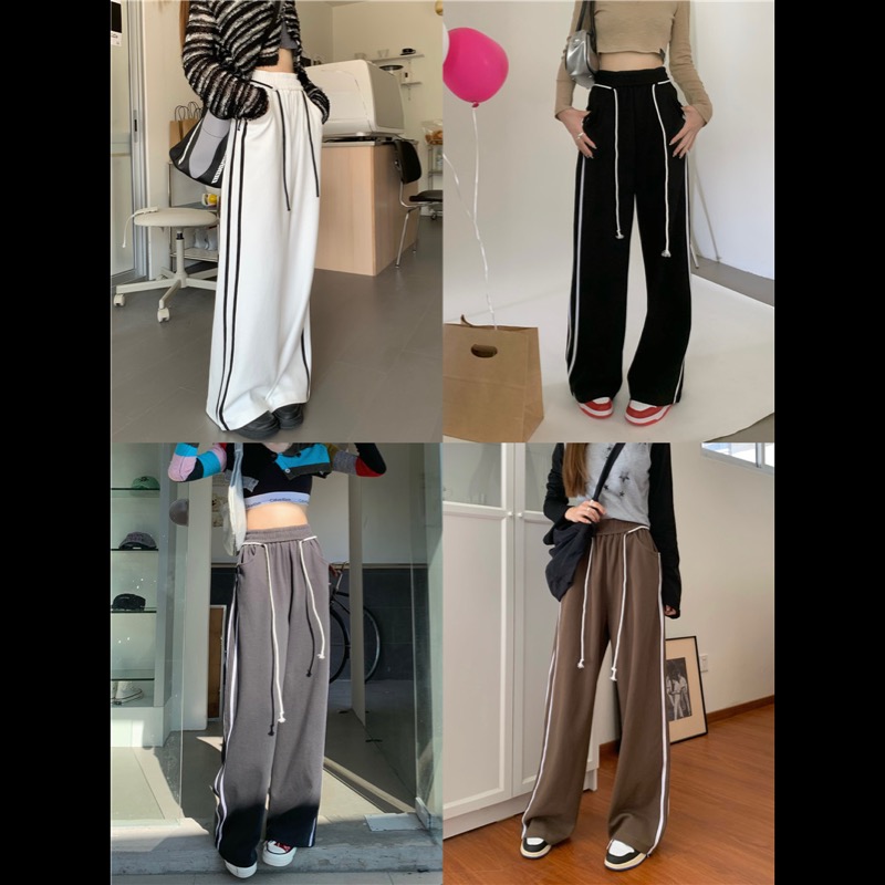 ラインパンツ 韓国 ストリート HIPHOP 原宿系 K-POP ダンス 衣装 レディース 