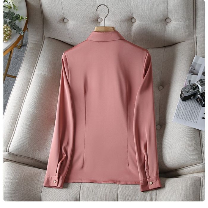 レディースシャツブラウス 6色選び オフェス服 面接 フォーマルシャツ仕事ビジネスOL スーツシャツ 春夏 