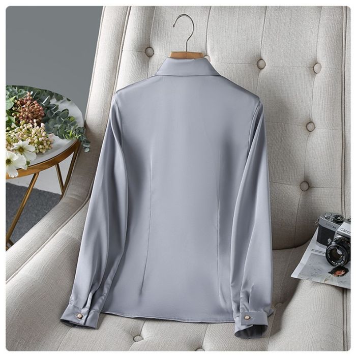 レディースシャツブラウス 6色選び オフェス服 面接 フォーマルシャツ仕事ビジネスOL スーツシャツ 春夏 