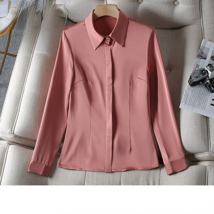 レディースシャツブラウス 6色選び オフェス服 面接 フォーマルシャツ仕事ビジネスOL スーツシャツ 春夏 