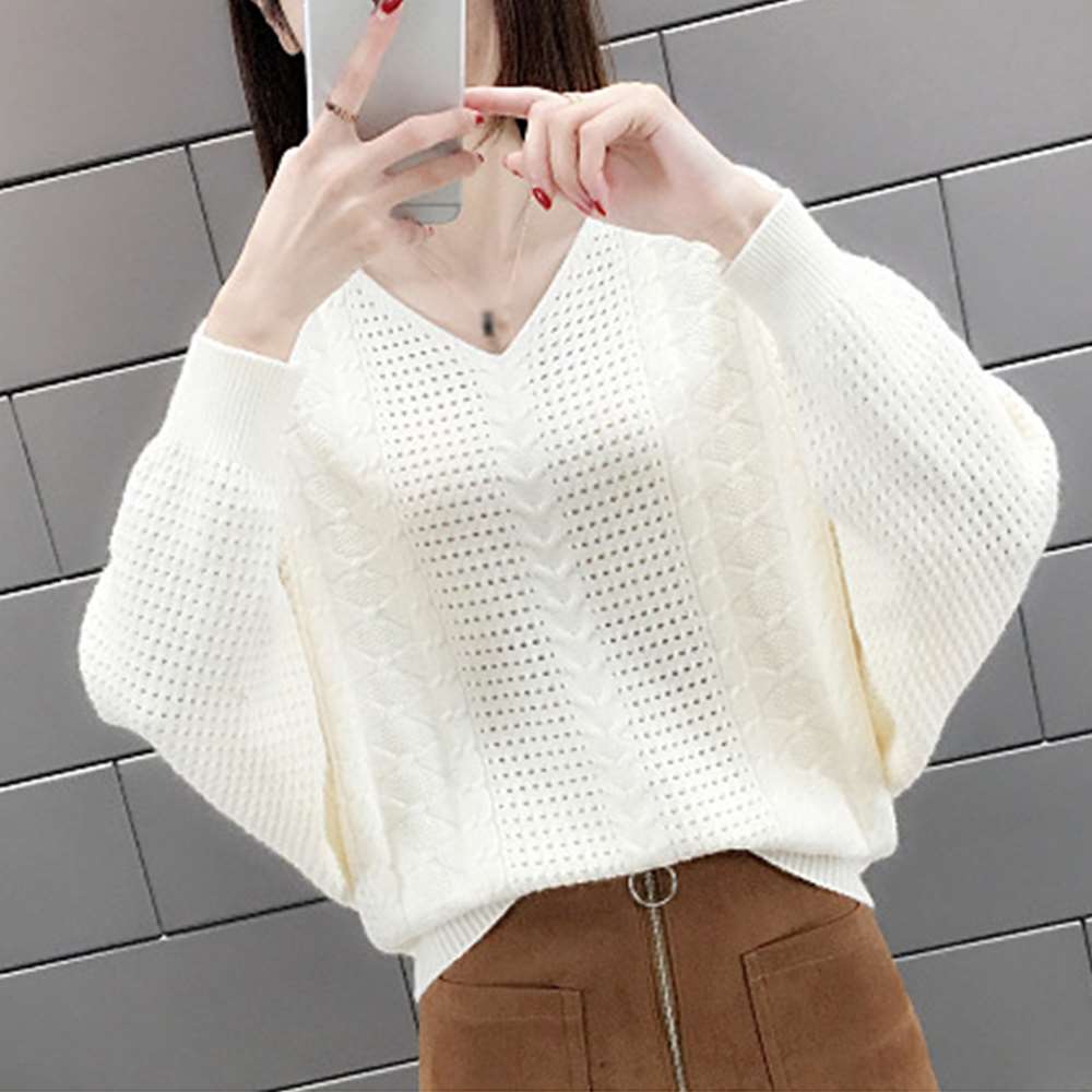 ニット トップス レディース 体型カバー  