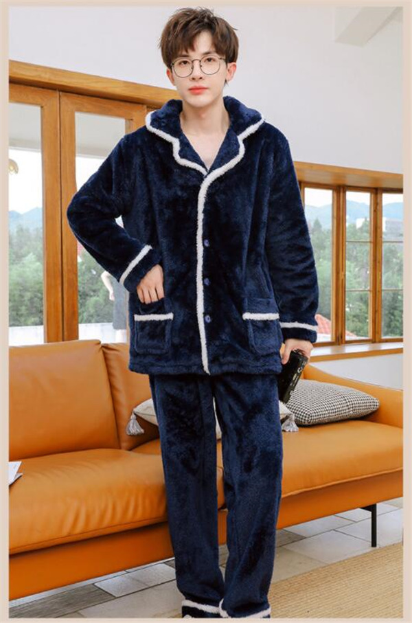 パジャマ メンズ 冬 暖かい ふわふわ 柔らかい ルームウェア もこもこ あったか 長袖 前開き 部屋着 プレゼント 秋冬 お揃い 上下セット 誕生日 