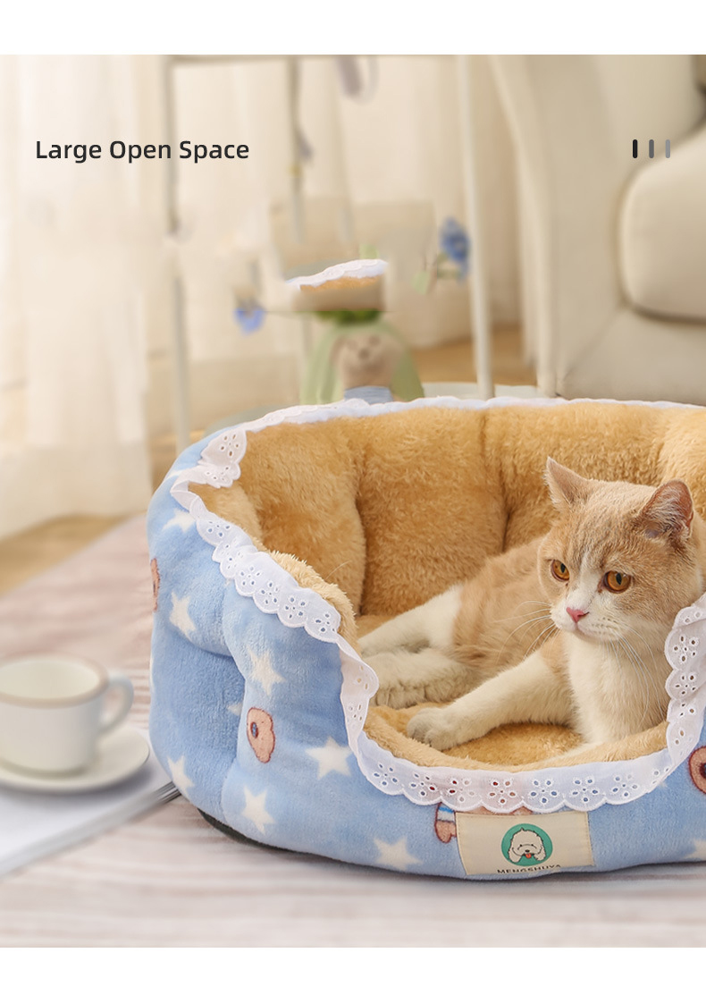 犬猫 ペットベッド 小型 クッション 犬用 猫用 春夏秋冬 肌触り抜群 猫ベッド キャットハウス 犬ベッド 四季適用 室内 洗える ペットソファ かわいい 滑り止め 