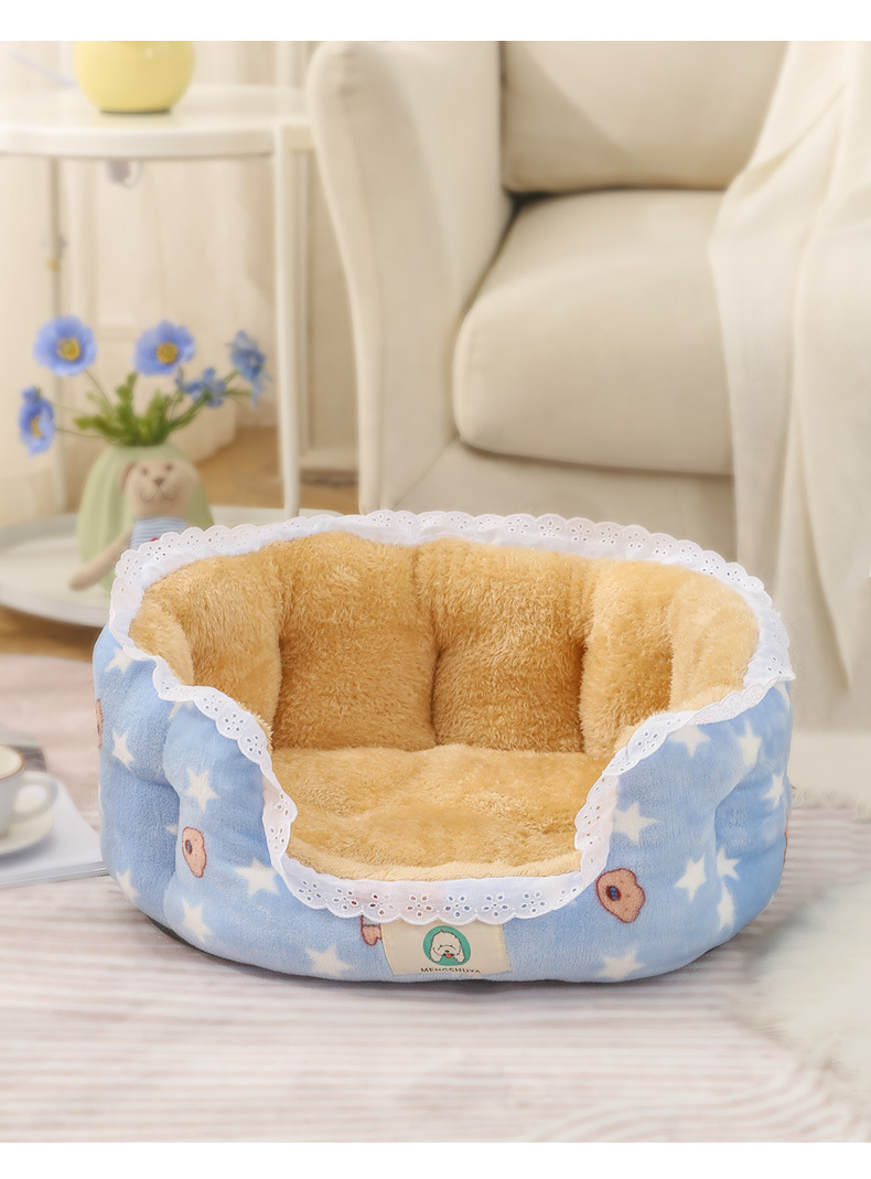 犬猫 ペットベッド 小型 クッション 犬用 猫用 春夏秋冬 肌触り抜群 猫ベッド キャットハウス 犬ベッド 四季適用 室内 洗える ペットソファ かわいい 滑り止め 