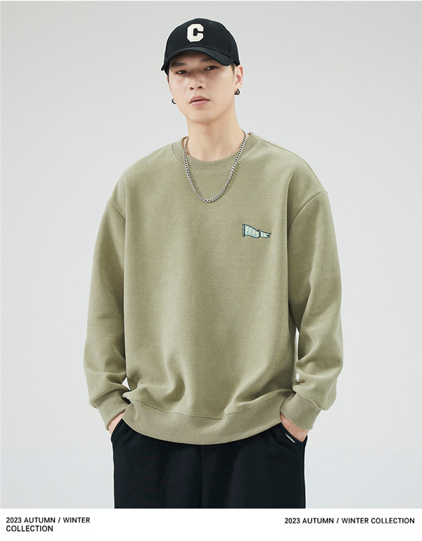 トレーナー メンズ 韓国ファッション トレーナー 大きいサイズ 薄手 春秋 シンプルトップス 送料無料 韓国ファッション 秋服 クルーネック 