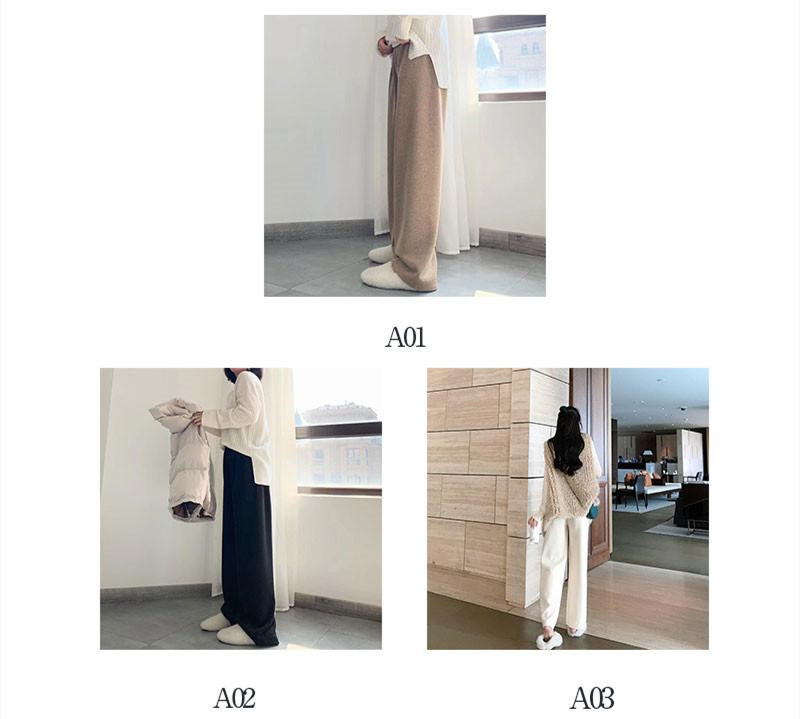 チノパン ワイドパンツ ニット マキシ丈 レディース パンツ ボゆったり イージーパンツ ズボン 夏 カジュアル ロング 春 冬体型カバー 秋 