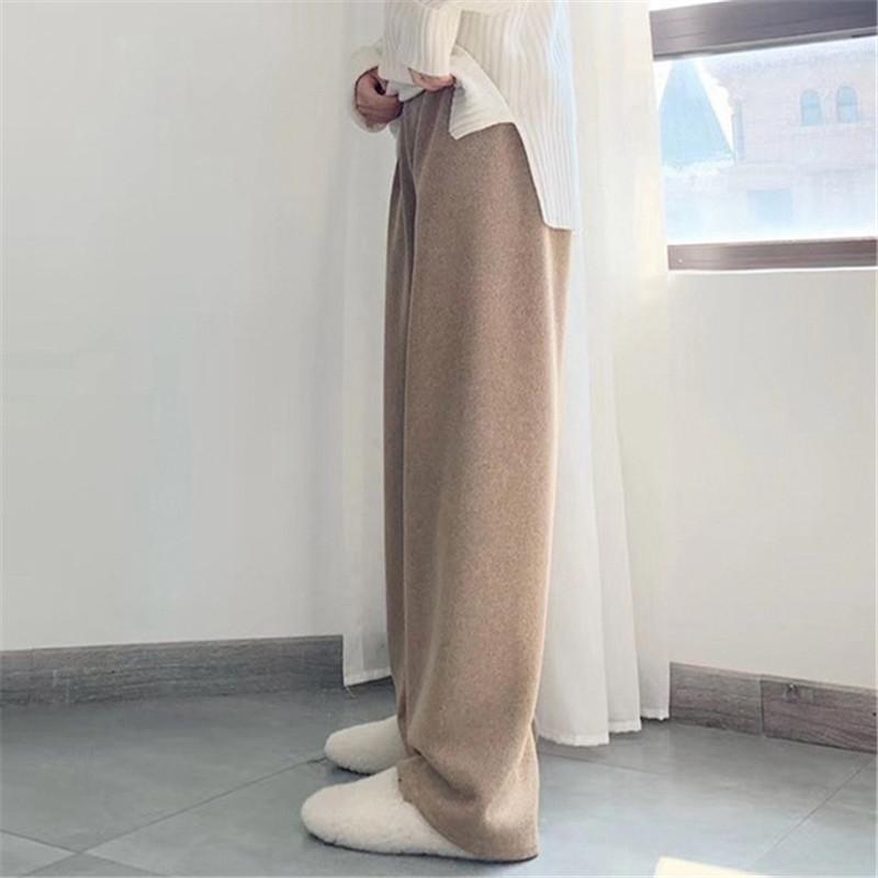 チノパン ワイドパンツ ニット マキシ丈 レディース パンツ ボゆったり イージーパンツ ズボン 夏 カジュアル ロング 春 冬体型カバー 秋 