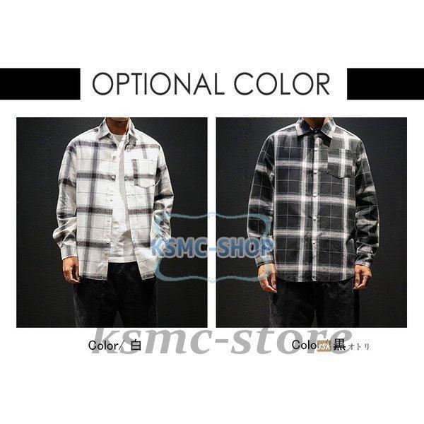ネルシャツ カジュアルシャツ メンズシャツ メンズ シャツ 長袖 チェック トップス 長袖シャツ スリムシャツ 