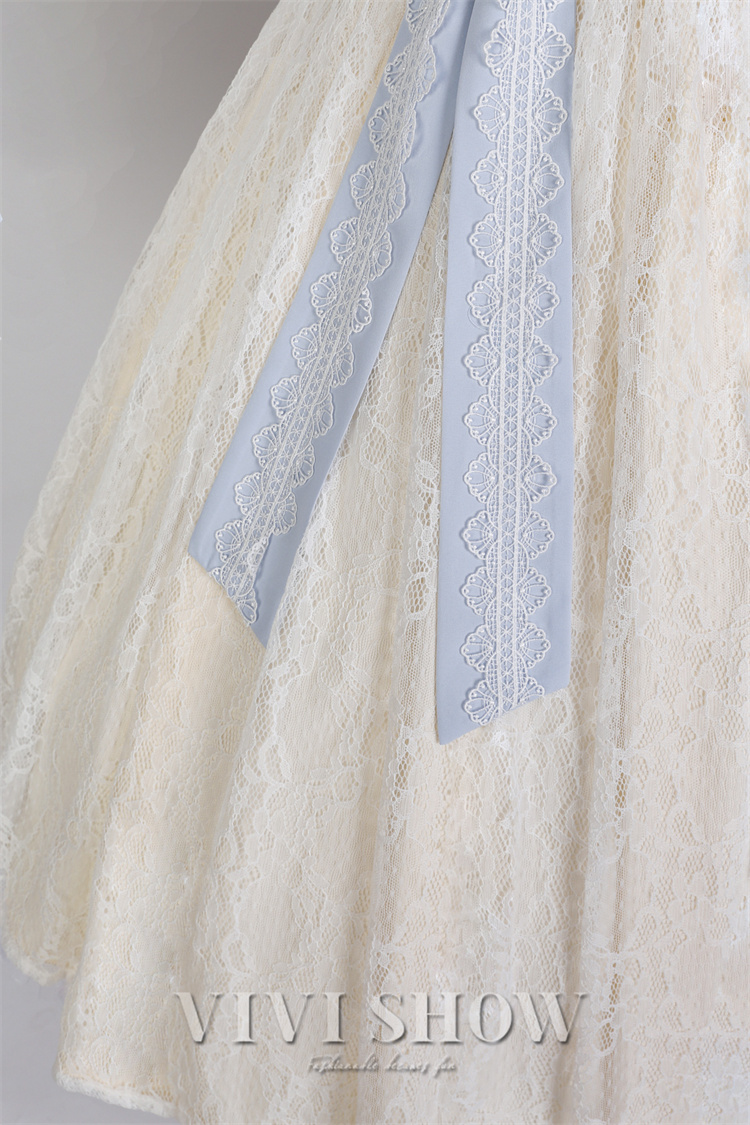 レディース ワンピース ワンピ コスチューム風 リボン 膝丈 イベント かわいい 個性的 おしゃれ パーティー 