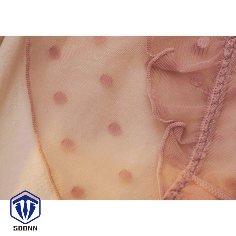 スタンダードショーツ レディース フルバック パンティー 女性下着 パンツ リボン ランジェ 水玉 レース 薄手 おしゃれ 透け感 可愛い シースルー 