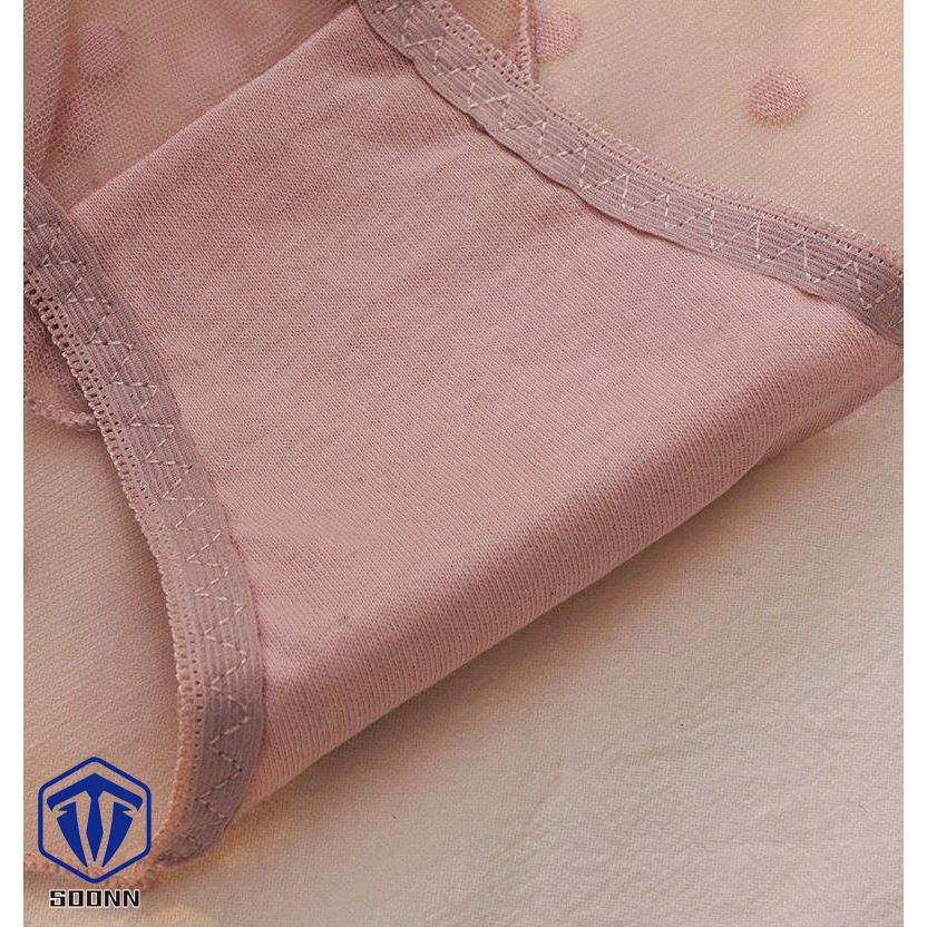 スタンダードショーツ レディース フルバック パンティー 女性下着 パンツ リボン ランジェ 水玉 レース 薄手 おしゃれ 透け感 可愛い シースルー 