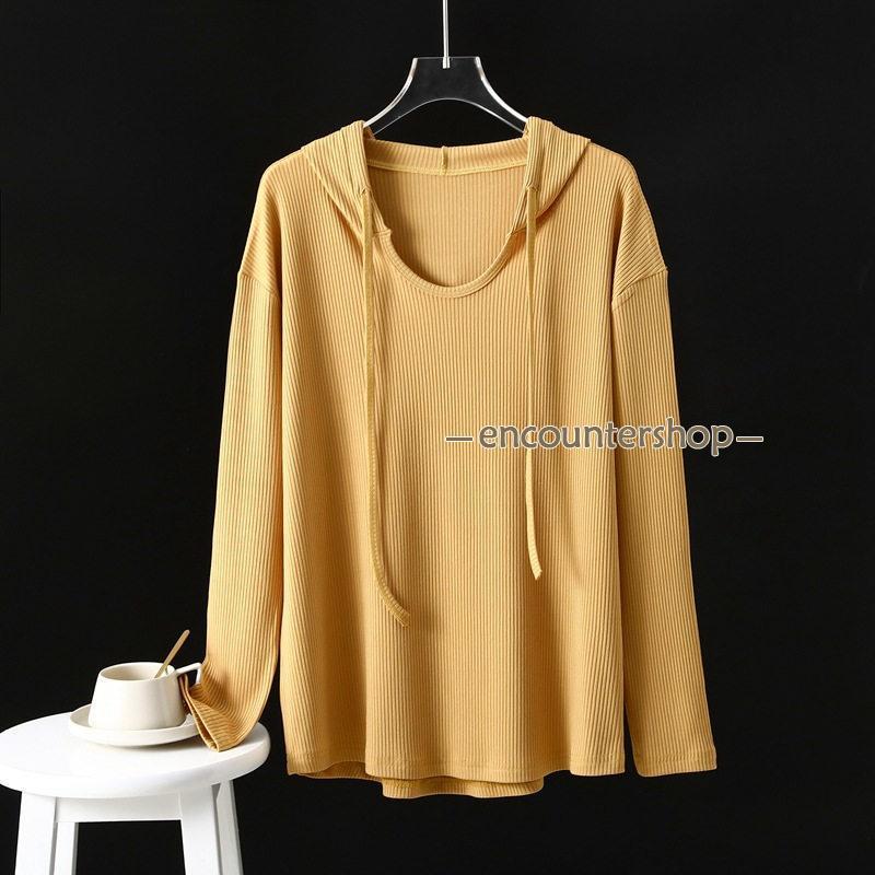 レディース 長袖 プルオーバー トップス 羽織 フード付き 春秋 カジュアル おしゃれ 薄手 ゆったり 体型カバー UVカット 