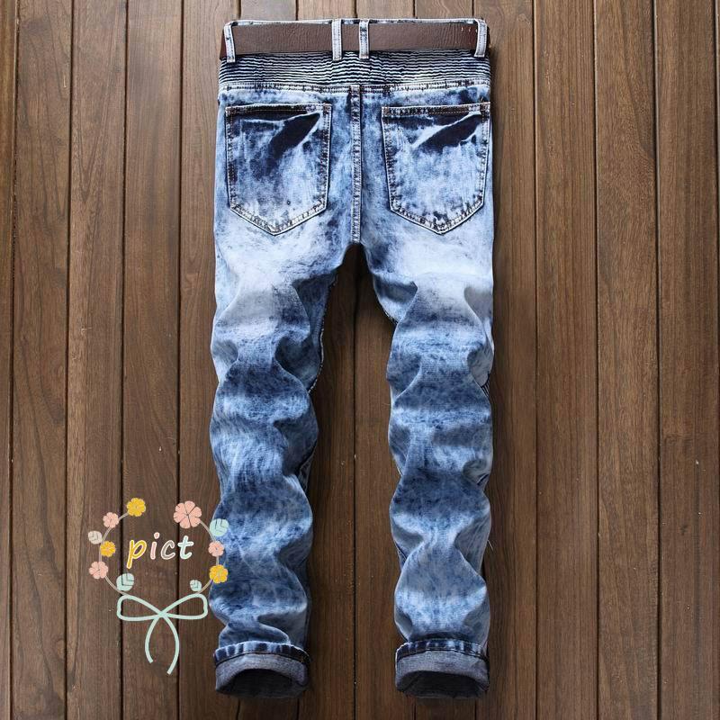 ジーンズ メンズ デニムパンツ バイクパンツ ダメージ加工 ストレッチ オートバイ スキニー ジーンズ バイクウェア 細身レーシングパンツ 個性 スリム 