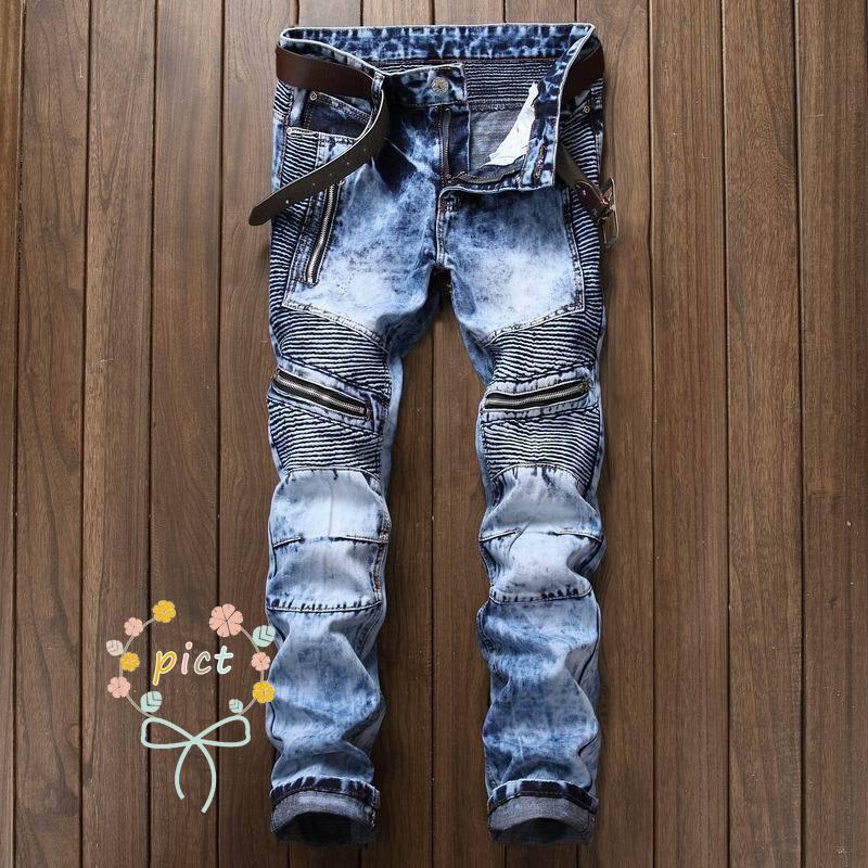 ジーンズ メンズ デニムパンツ バイクパンツ ダメージ加工 ストレッチ オートバイ スキニー ジーンズ バイクウェア 細身レーシングパンツ 個性 スリム 