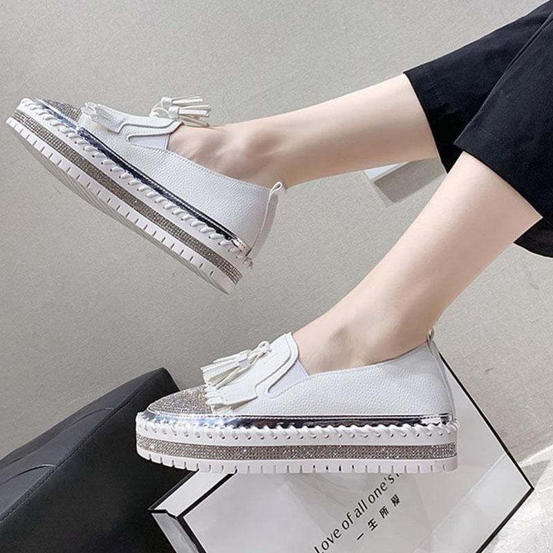 ローファー レディース スリッポン 厚底 柔らかいソール 痛くない 通勤 滑り止め 日常着用 歩きやすい 走れる 衝撃吸収 モカシン 美脚 