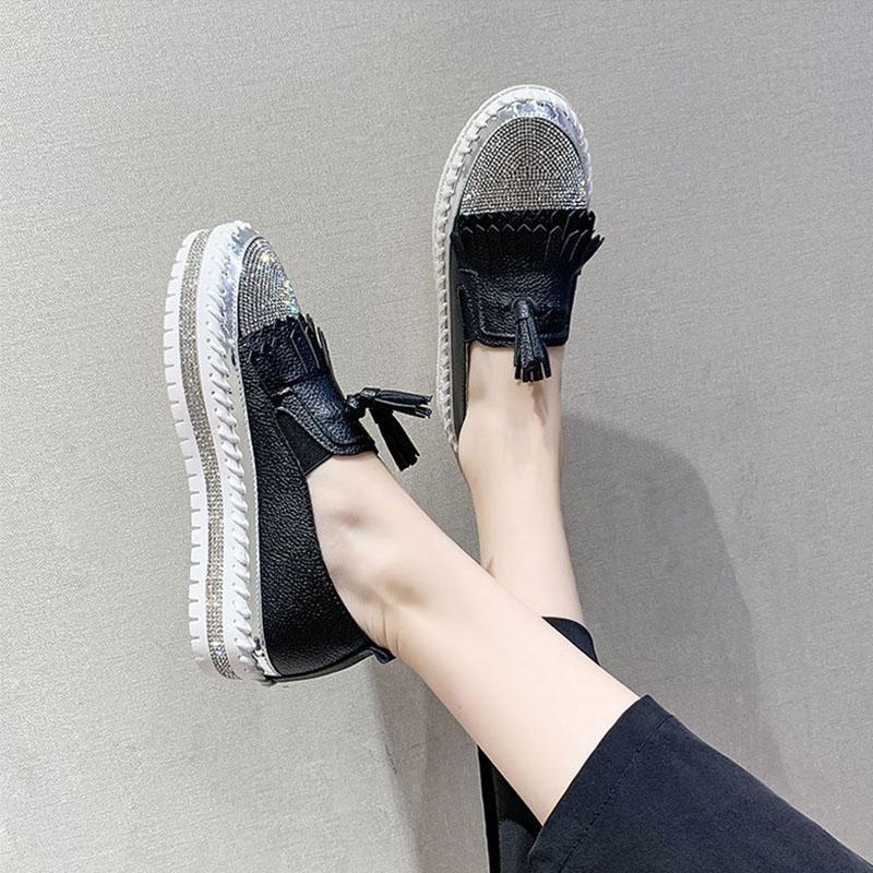 ローファー レディース スリッポン 厚底 柔らかいソール 痛くない 通勤 滑り止め 日常着用 歩きやすい 走れる 衝撃吸収 モカシン 美脚 