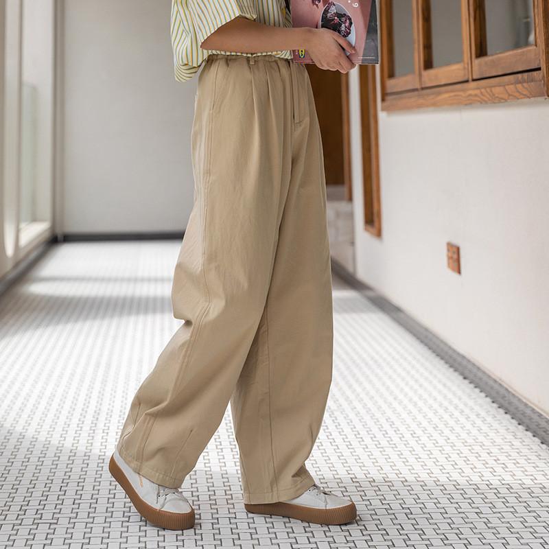 チノパン ワイドパンツ テーパードパンツ レディース ウエストゴム ズボン ロング 体型カバー ボゆったり イージーパンツ ガウチョ 春夏 