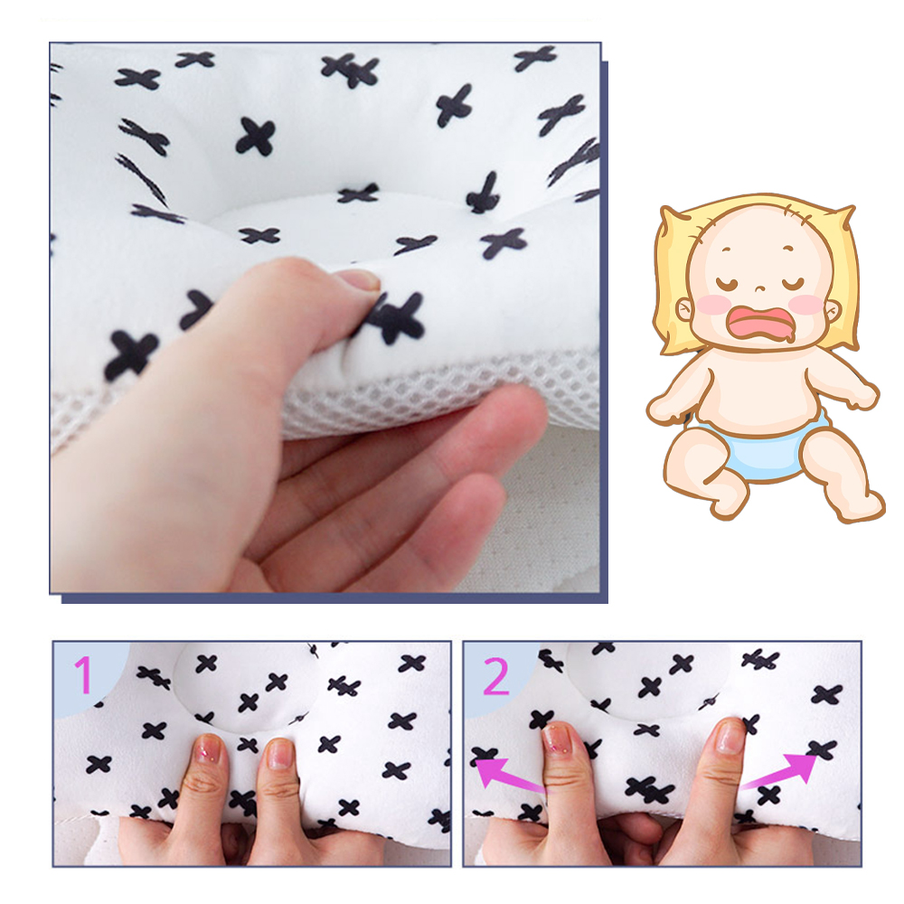 ベビー枕 出産祝い 赤ちゃん 枕 ドーナツ枕 絶壁頭予防枕 アトピー まくら 向き癖 出産準備 ベビー あせも 