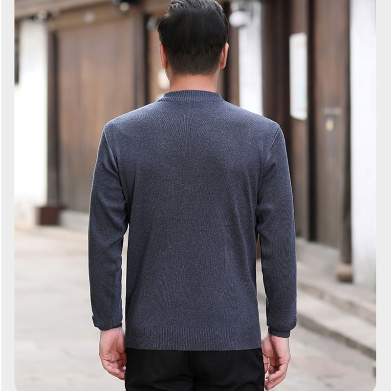 ニット セーター メンズ◆クルーネック秋服 冬服 紳士 メンズ ゴルフ クリスマス シニア 敬老の日 誕生日 プレゼント ギフト シニアファッション 