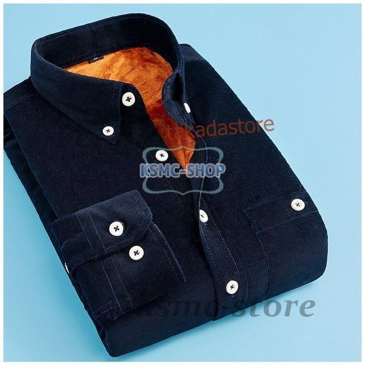 ワイシャツ シャツ メンズ 秋冬 長袖シャツ 厚手 紳士 カジュアル 防寒シャツ Yシャツ ビジネスシャツ 40代50代 お洒落 通勤 ビジネス スリム 裏起毛シャツ 5色 