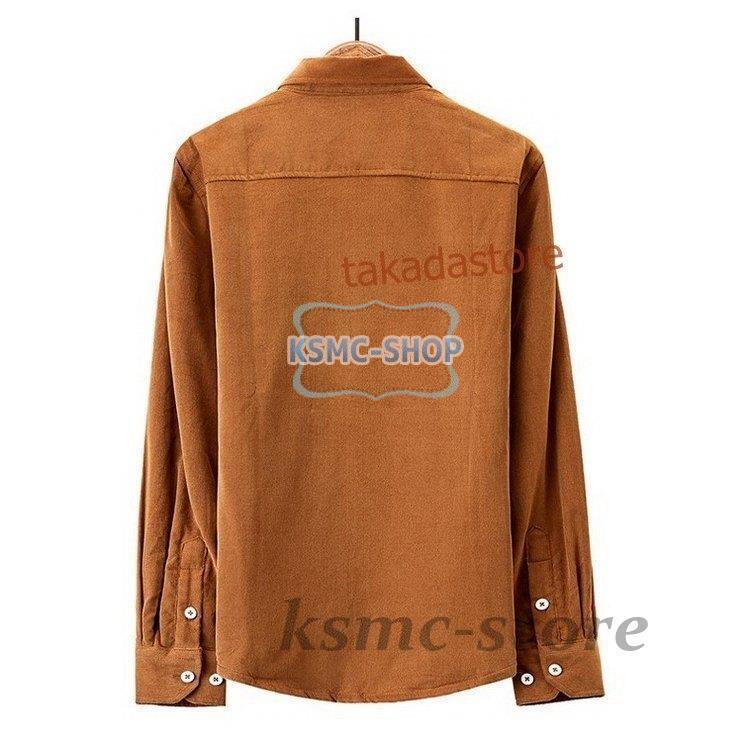 ワイシャツ シャツ メンズ 秋冬 長袖シャツ 厚手 紳士 カジュアル 防寒シャツ Yシャツ ビジネスシャツ 40代50代 お洒落 通勤 ビジネス スリム 裏起毛シャツ 5色 