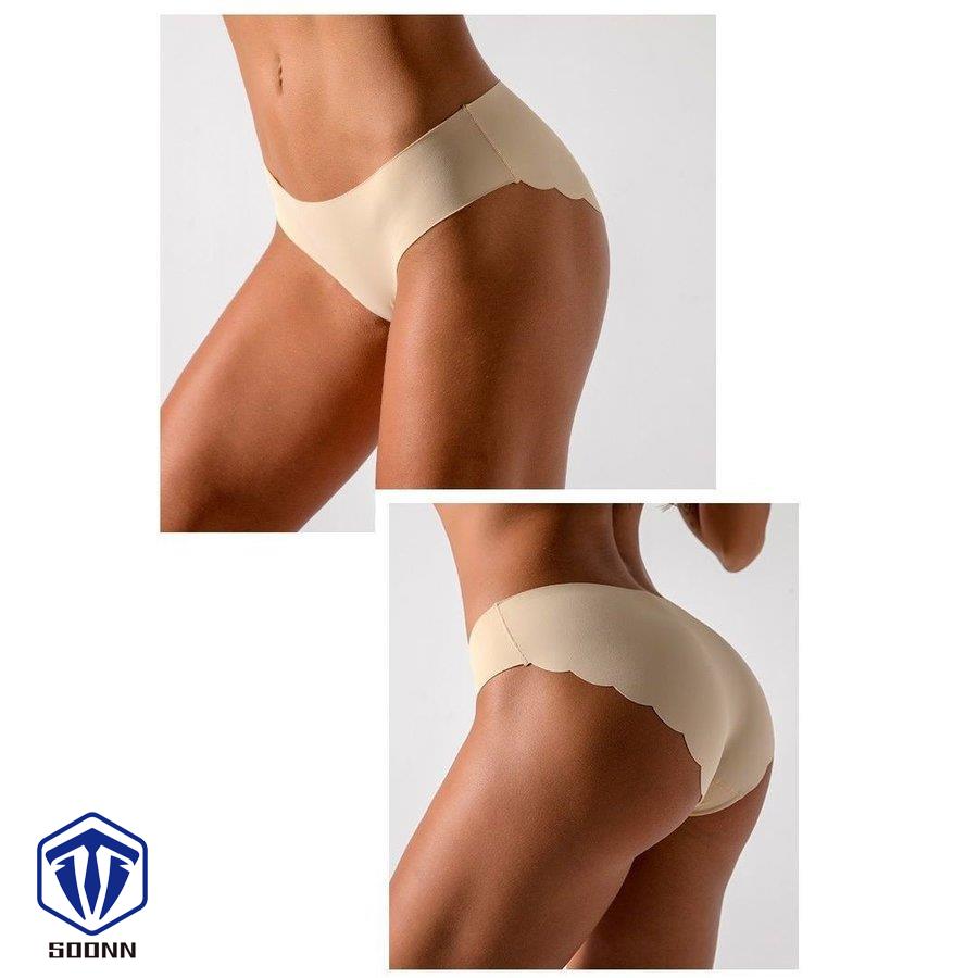 レディースショーツ パンツ パンティー インナー 女性下着 ランジェ透け感 カラバリ豊 波形カット シームレス 無地 レース シンプル 