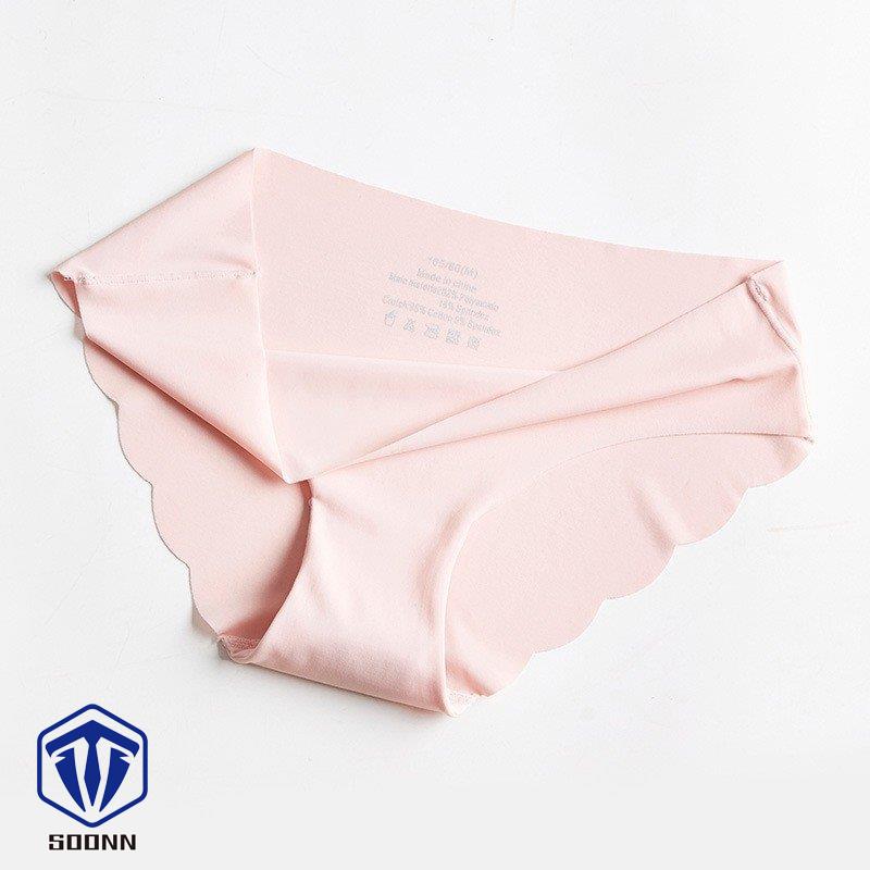 レディースショーツ パンツ パンティー インナー 女性下着 ランジェ透け感 カラバリ豊 波形カット シームレス 無地 レース シンプル 