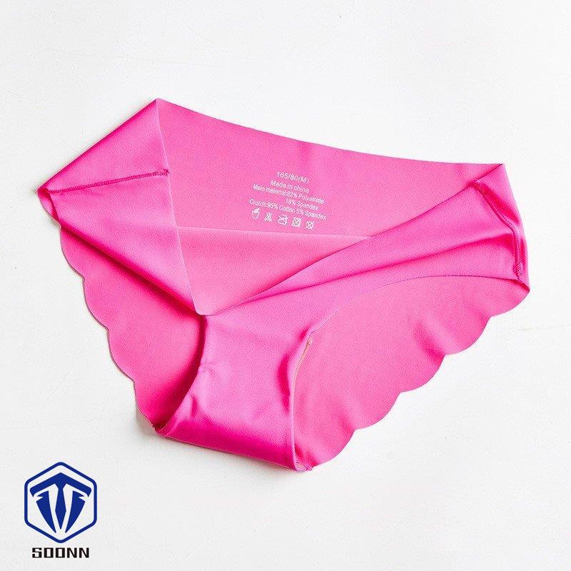 レディースショーツ パンツ パンティー インナー 女性下着 ランジェ透け感 カラバリ豊 波形カット シームレス 無地 レース シンプル 