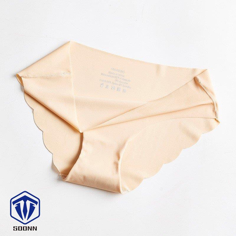 レディースショーツ パンツ パンティー インナー 女性下着 ランジェ透け感 カラバリ豊 波形カット シームレス 無地 レース シンプル 