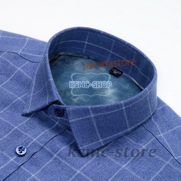 ワイシャツ シャツ メンズ 秋冬 長袖シャツ 厚手 紳士 40代50代 ビジネスシャツ 裏起毛シャツ Yシャツ 14色 ビジネス カジュアル お洒落 通勤 スリム 防寒シャツ