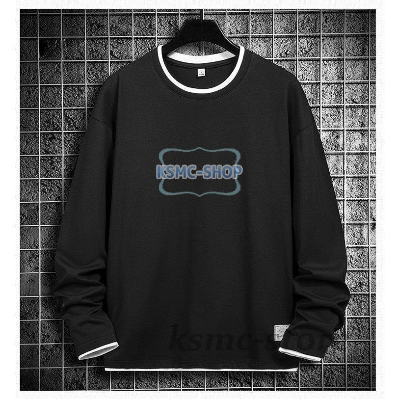 ロングTシャツ メンズ レデイース 長袖 Tシャツ 白 大きいサイズ メンズファッション 長袖Tシャツ 男女兼用 コットン 