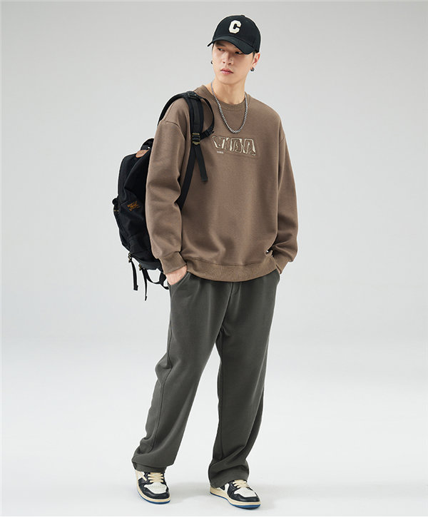 トレーナー メンズ トレーニングウェア ルームウェア 部屋着 プルオーバー 春秋 送料無料 スウェット 韓国ファッション 長袖 スポーツウェア Uネック 