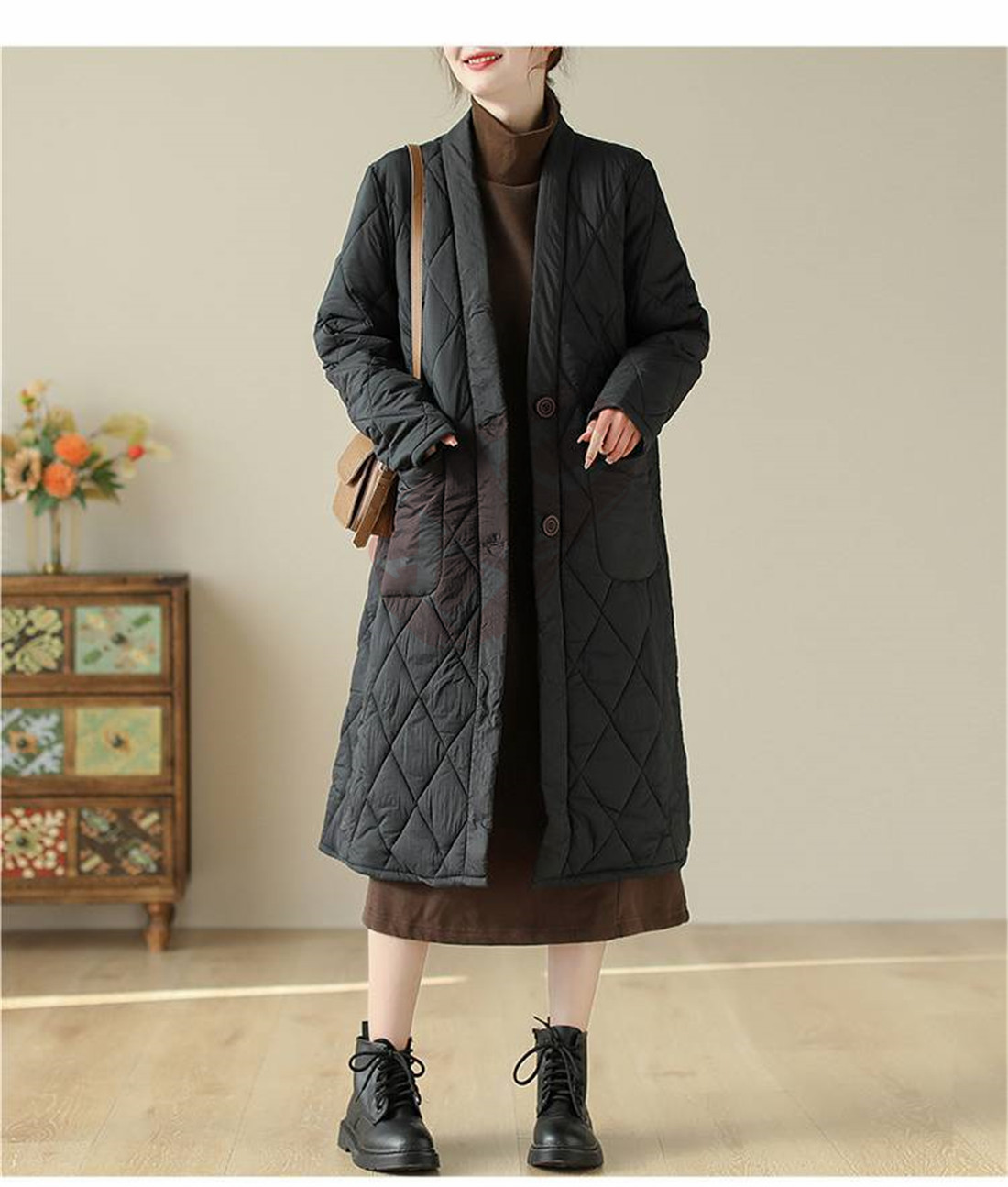 中綿コート ダウンジャケット ダウンコート ロング丈 チェスターコート 防寒 冬 体型カパー アウター 40代50代 トップス ゆったり レディース お出かけ 